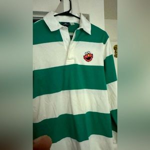 Regular Fit Embroidery-detail Rugby Shirt
